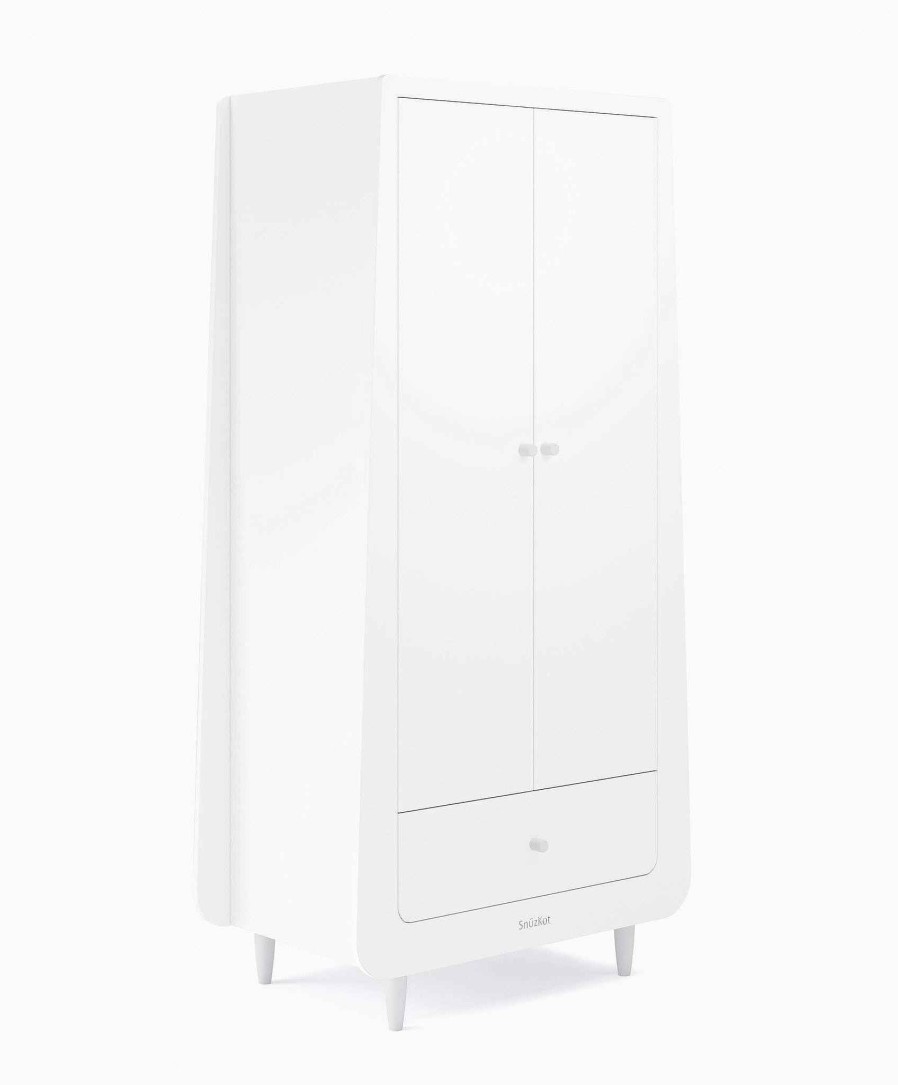 Furniture Snuz White Nursery Furniture | Snuzkot Wardrobe - White