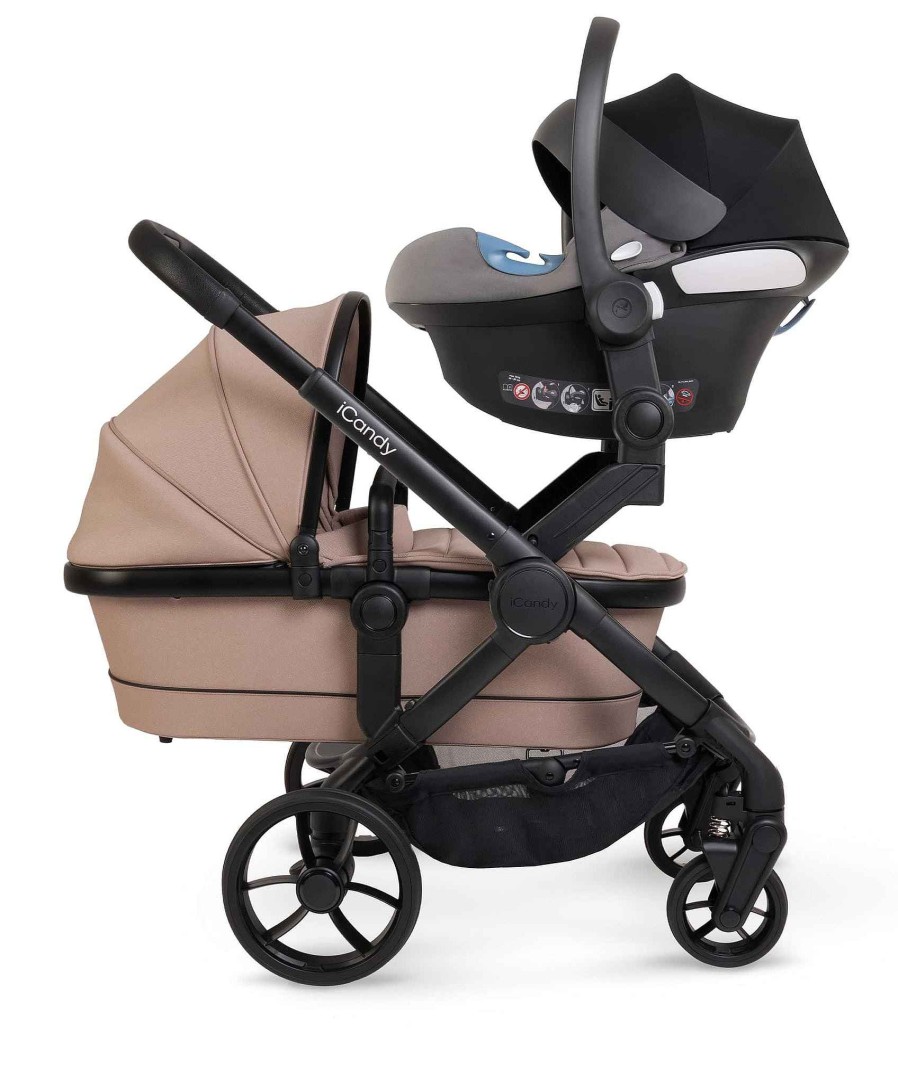 Pushchairs iCandy Twin Buggies & Tandem | Icandy Peach 7 Twin Pushchair Bundle - Cookie