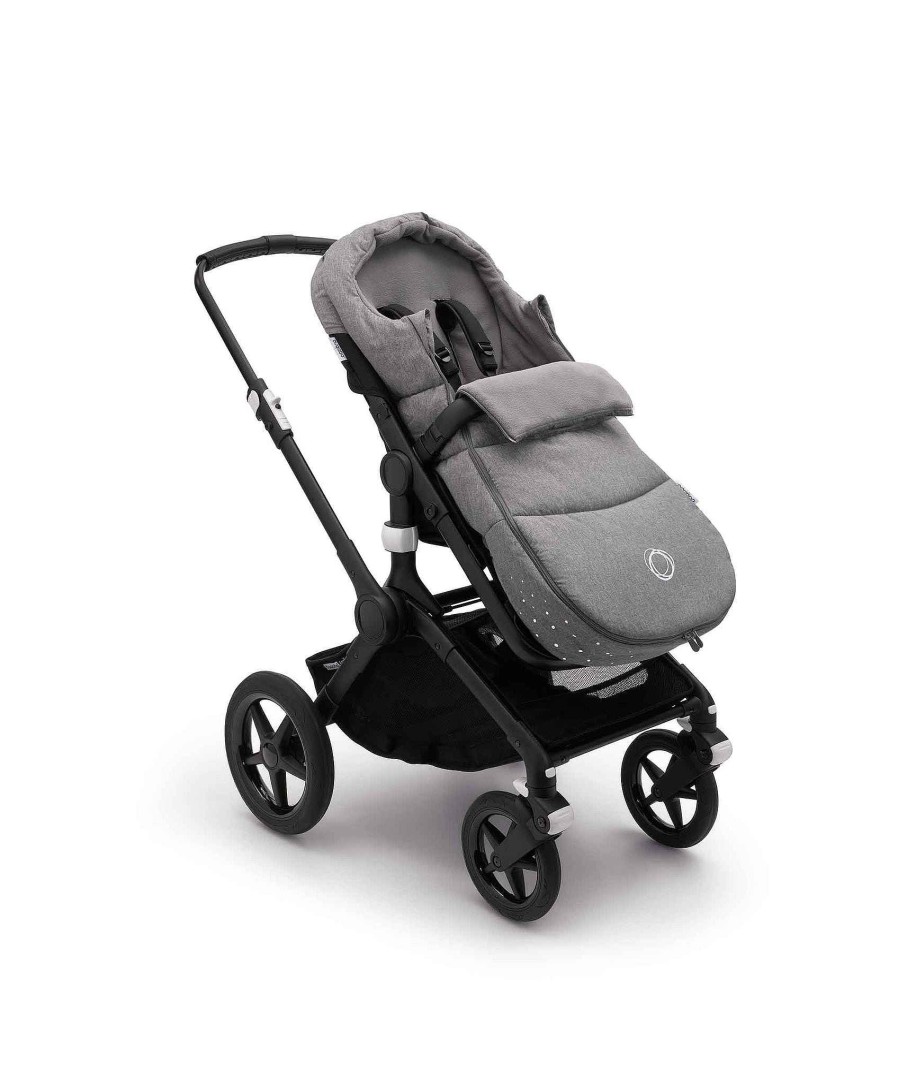 Toys & Gifts Bugaboo Baby Shower Gifts | Bugaboo Fox 3 Complete Pushchair & Footmuff Bundle Graphite/Grey Melange