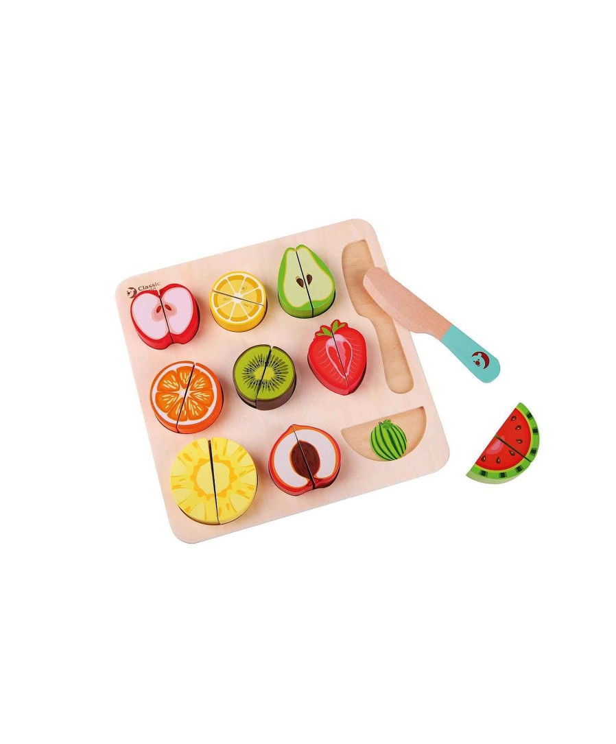 Christmas Classic World Christmas Gifting | Classic World Wooden Fruit Cutting Puzzle