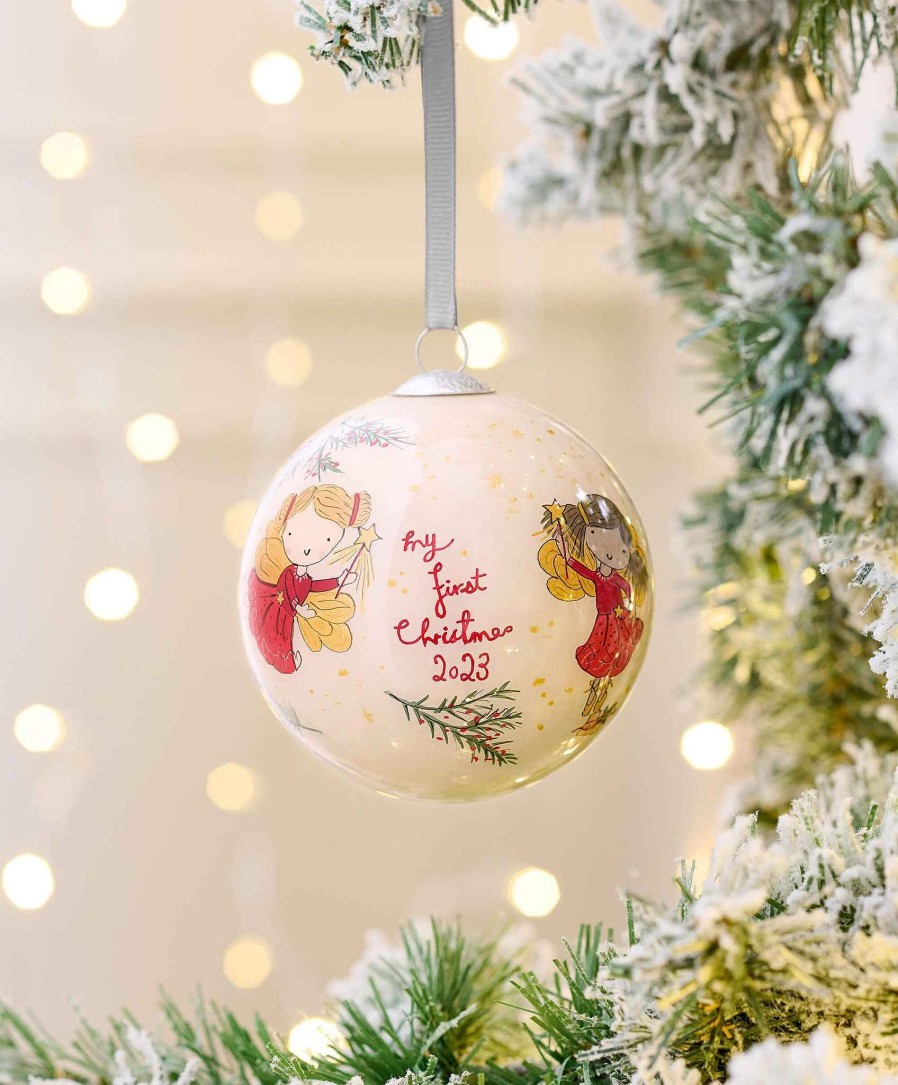 Toys & Gifts Mamas and Papas Mum-To-Be Gifts | My First Christmas Bauble - Pink