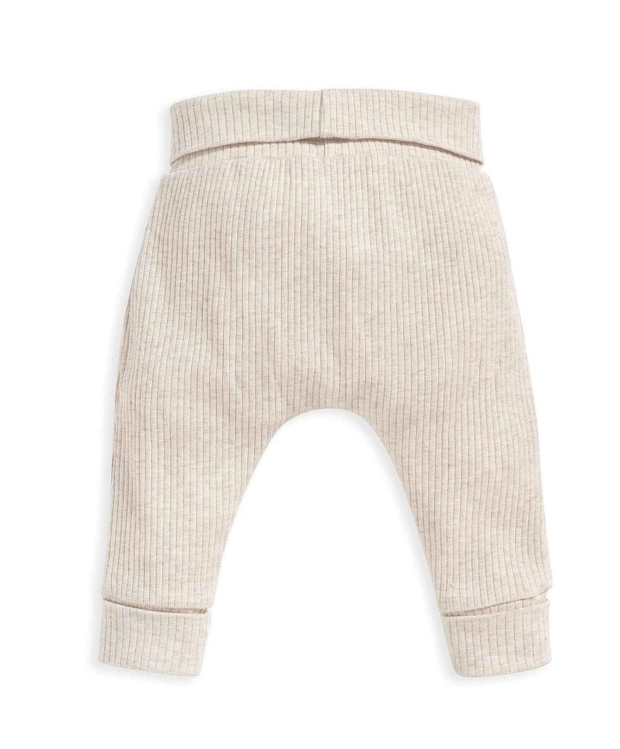 Toys & Gifts Mamas and Papas New Parent Gifts | Organic Cotton Ribbed Leggings - Oatmeal