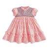 Clothing Mamas and Papas | Laura Ashley Ruffle Neck Embroidered Dress