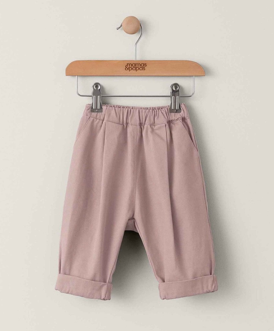 Clothing Mamas and Papas | Woven Relaxed Trousers - Pink