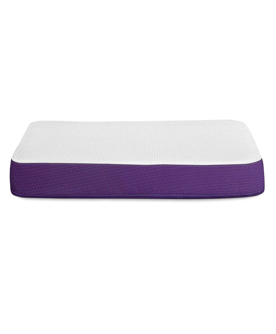 Furniture Snuz Cotbed Mattresses | Snuzsurface Mattress Extension - White/Purple