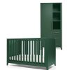 Nursery Mamas and Papas Baby Furniture Sets | Melfi 2 Piece Cotbed Set With Storage Wardrobe Green