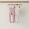 Clothing Mamas and Papas | Cable Knit Tights (2 Pack) - Pink/Cream