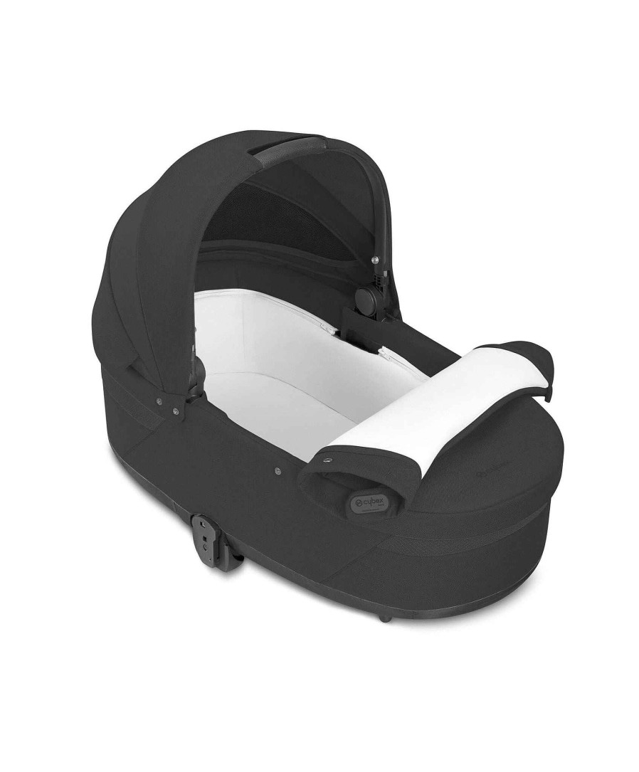 Pushchairs Cybex Carry Cots | Cybex Cot S Lux Carrycot - Moon Black