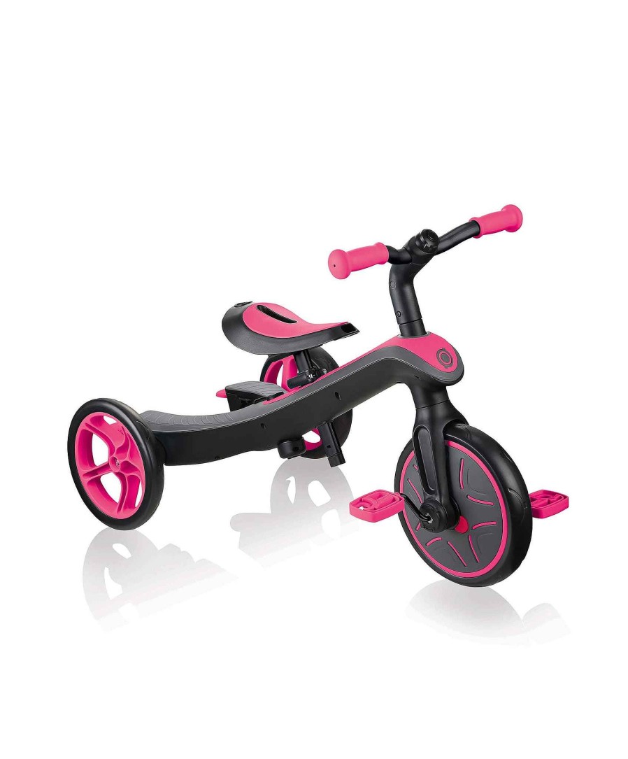 Toys & Gifts Globber Laura Ashley | Globber Explorer 4 In 1 Trike - Fuchsia Pink