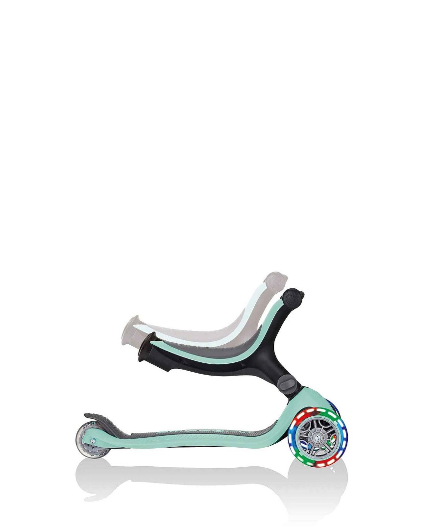 Toys & Gifts Globber Big Brother & Sister | Globber Go Up Foldable Lights Scooter - Mint