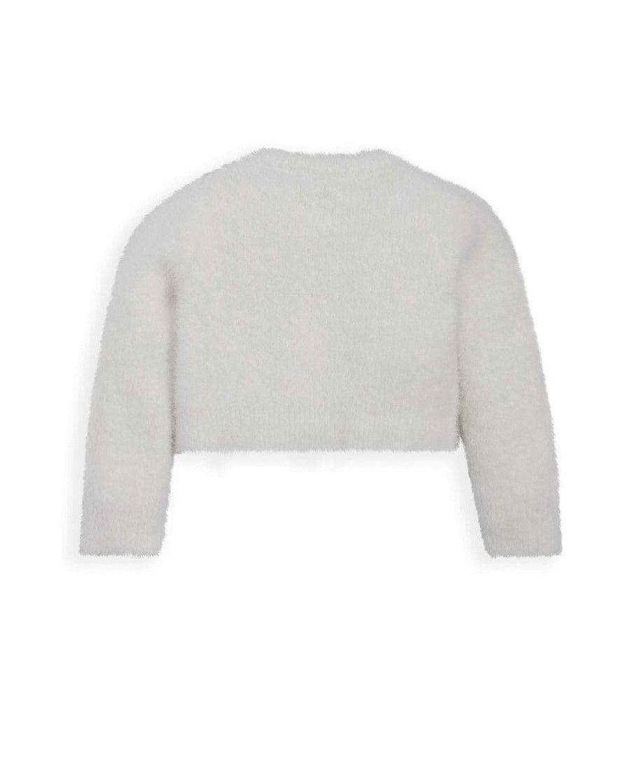 Christmas Mamas and Papas Christmas Jumpers | White Fluffy Cardigan