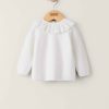 Christmas Mamas and Papas Christmas Jumpers | Frill Collar Jumper - Cream