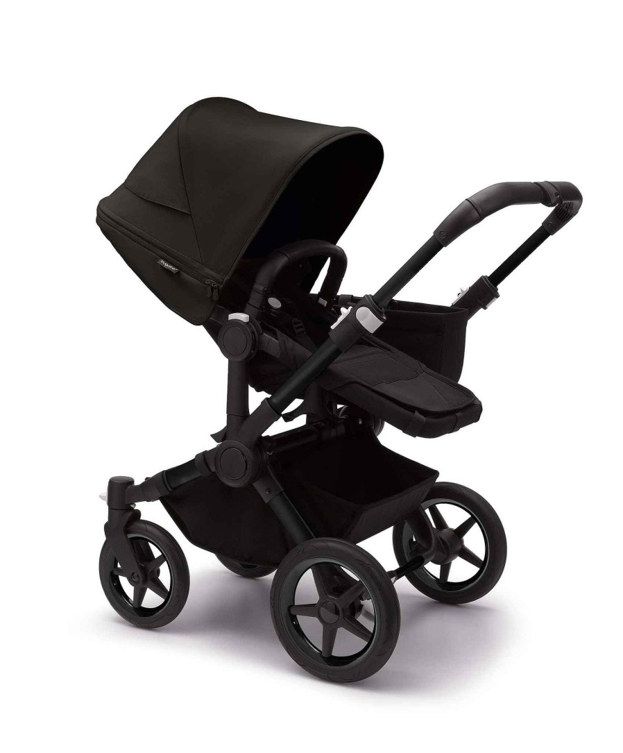 Toys & Gifts Bugaboo Baby Shower Gifts | Bugaboo Donkey 5 Mono Complete Pushchair & Carrycot Midnight Black