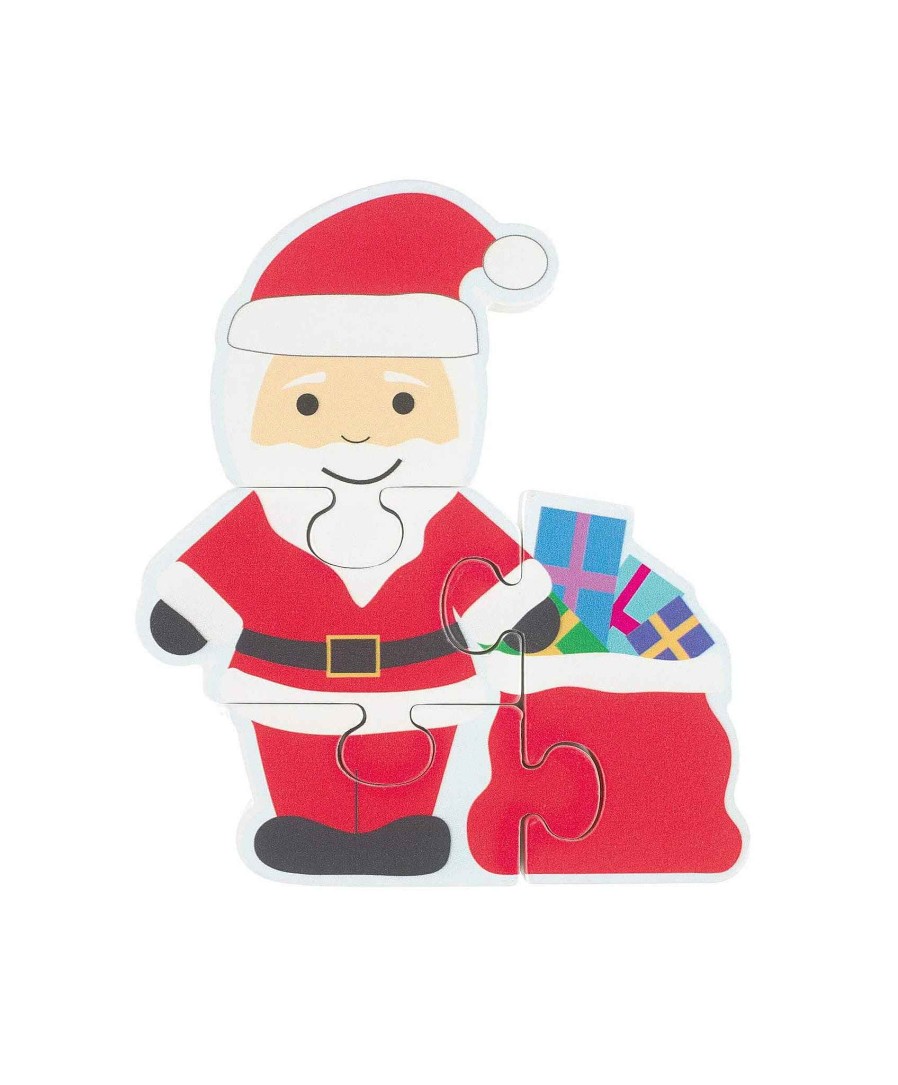 Christmas Orange Tree Toys Christmas Eve | Orange Tree Toys Father Christmas Wooden Puzzle