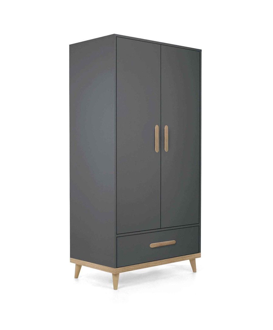 Nursery Mamas and Papas Baby Wardrobes | Austwick Wardrobe In Anthracite