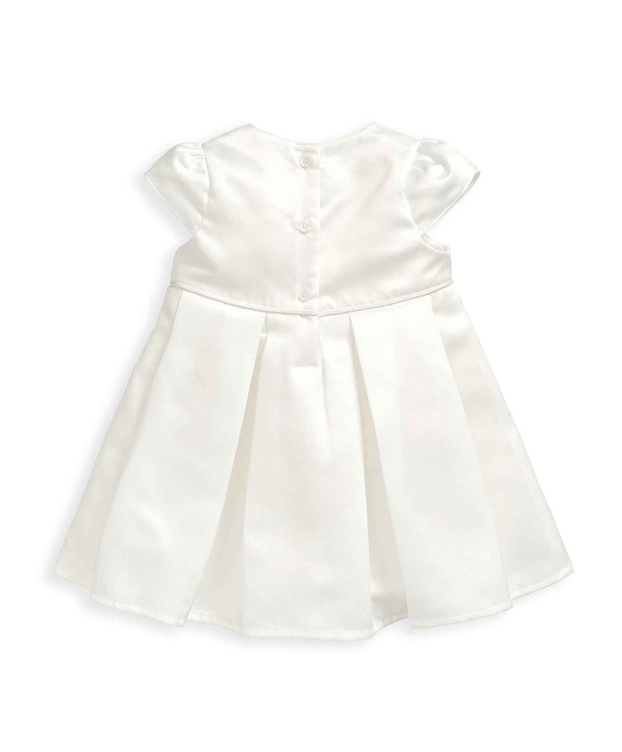 Christmas Mamas and Papas Christmas Partywear | Bow Dress - White