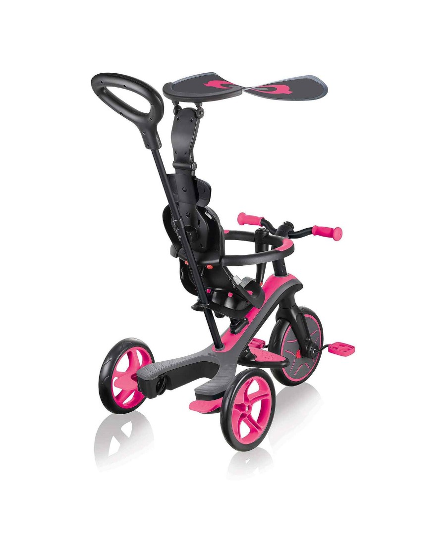 Toys & Gifts Globber Garden Toys | Globber Explorer 4 In 1 Trike - Fuchsia Pink