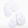 Clothing Mamas and Papas | White Scratch Mitts - 2 Pack