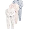 Clothing Mamas and Papas | Dancing On Ice Sleepsuits (3 Pack) - Pink