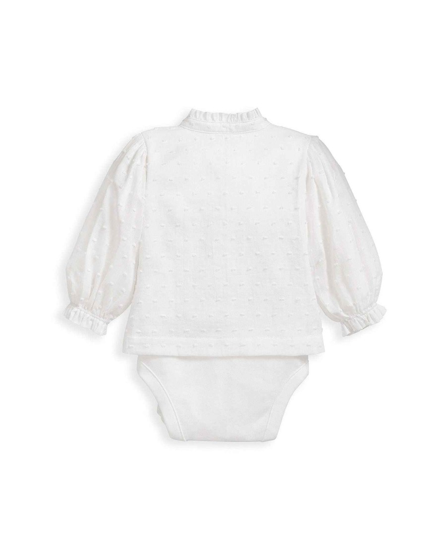 Clothing Mamas and Papas | Laura Ashley Lace Frill Bodysuit