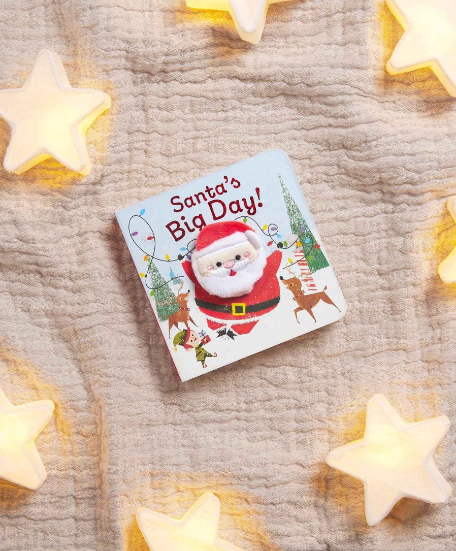 Christmas House of Marbles Baby'S First Christmas | Santa'S Big Day Chunky Finger Puppet Book