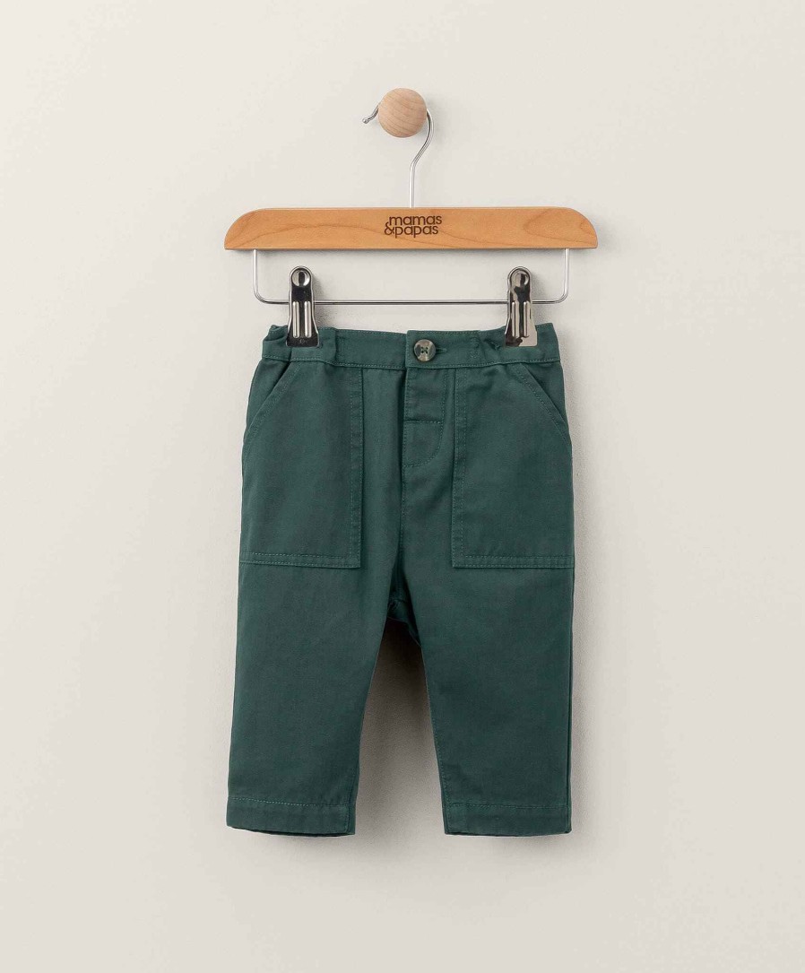 Christmas Mamas and Papas Christmas Jumpers | Chino Trousers - Green