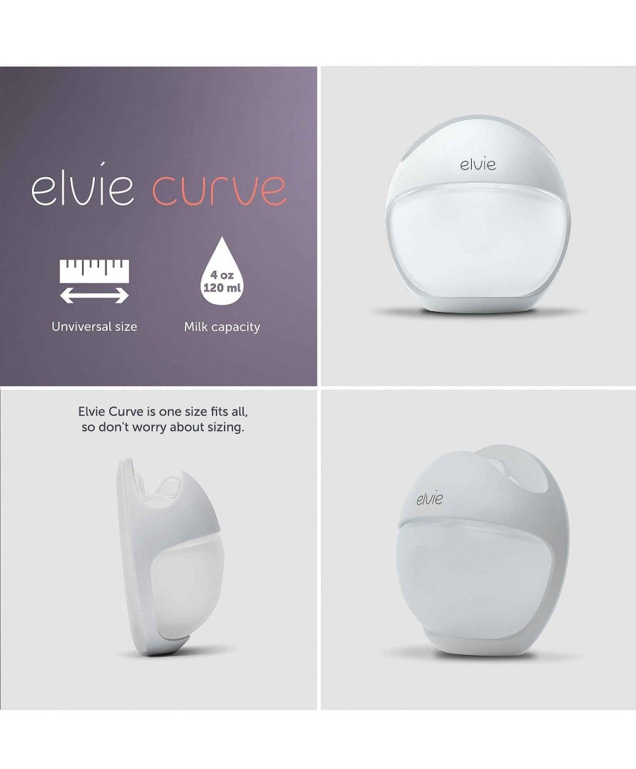 Feeding & Weaning Elvie Breast Pumps & Accessories | Elvie Curve Breast Pump