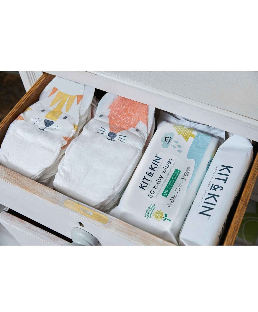 Toys & Gifts Kit and Kin Gift Sets & Baby Hampers | Kit & Kin Eco Nappies Essential Starter Pack - Size 1