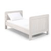 Furniture Mamas and Papas Baby Furniture Sets | Atlas Cotbed Set With Essential Pocket Spring Mattress Nimbus White