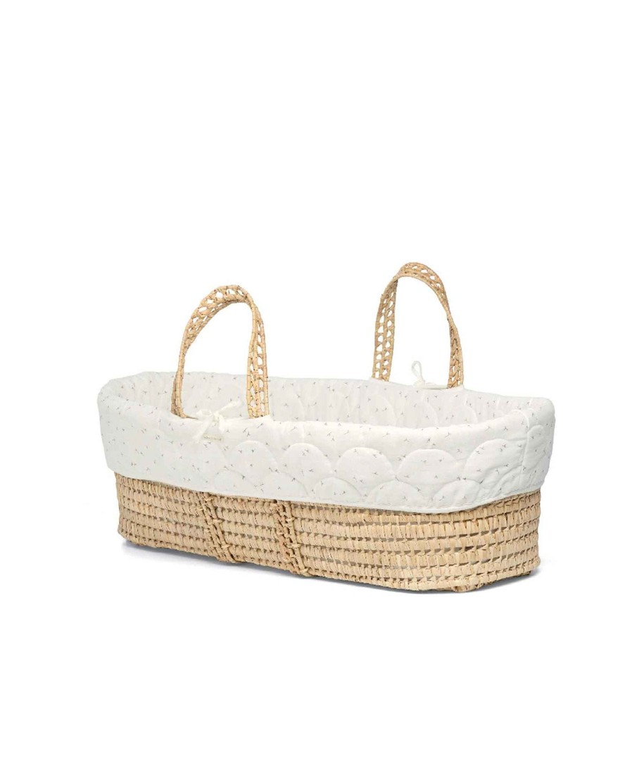 Toys & Gifts Mamas and Papas Baby Shower Gifts | Welcome To The World Seedling Moses Basket - Neutral