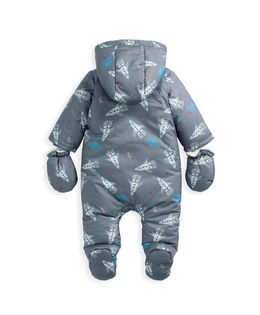 Clothing Mamas and Papas | Rocket All Over Print Snowsuit