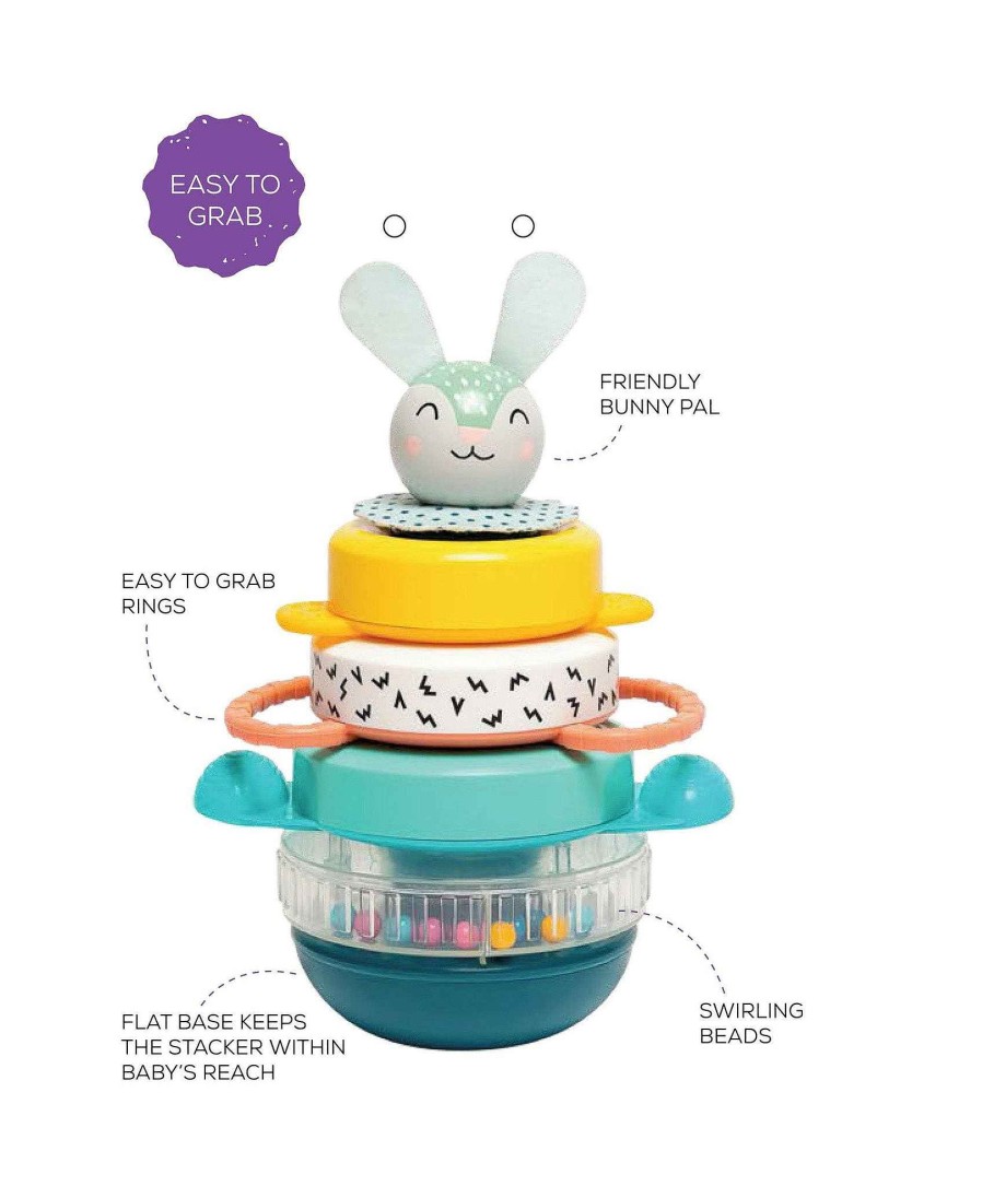 Toys & Gifts Taf Toys Laura Ashley | Taf Toys - Hunny Bunny Stacker