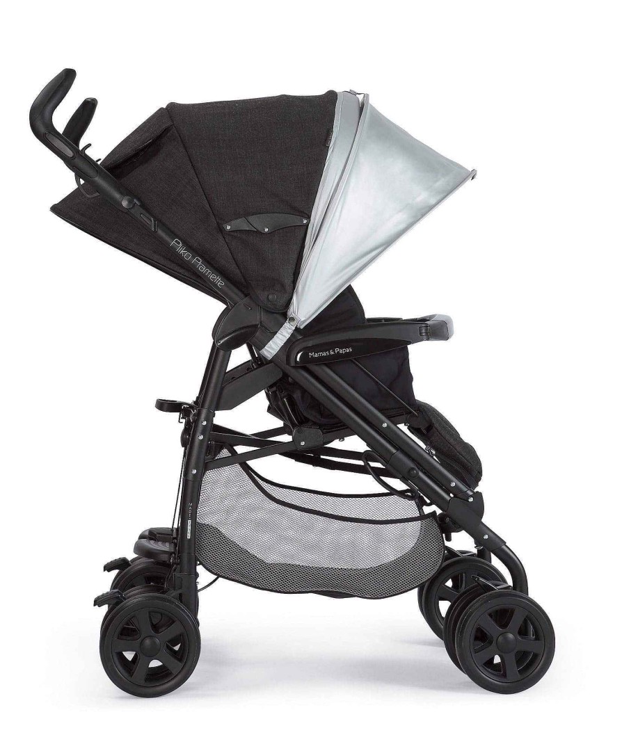 Pushchairs Mamas and Papas Pram Sunshades | Universal Sunshield & Insect Net Upf 50+ - Pebble