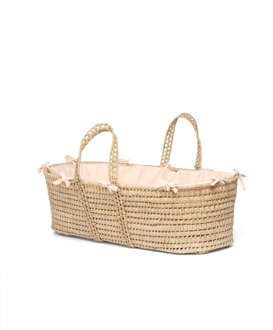 Nursery Mamas and Papas Moses Baskets | Welcome To The World Floral Moses Basket - Pink