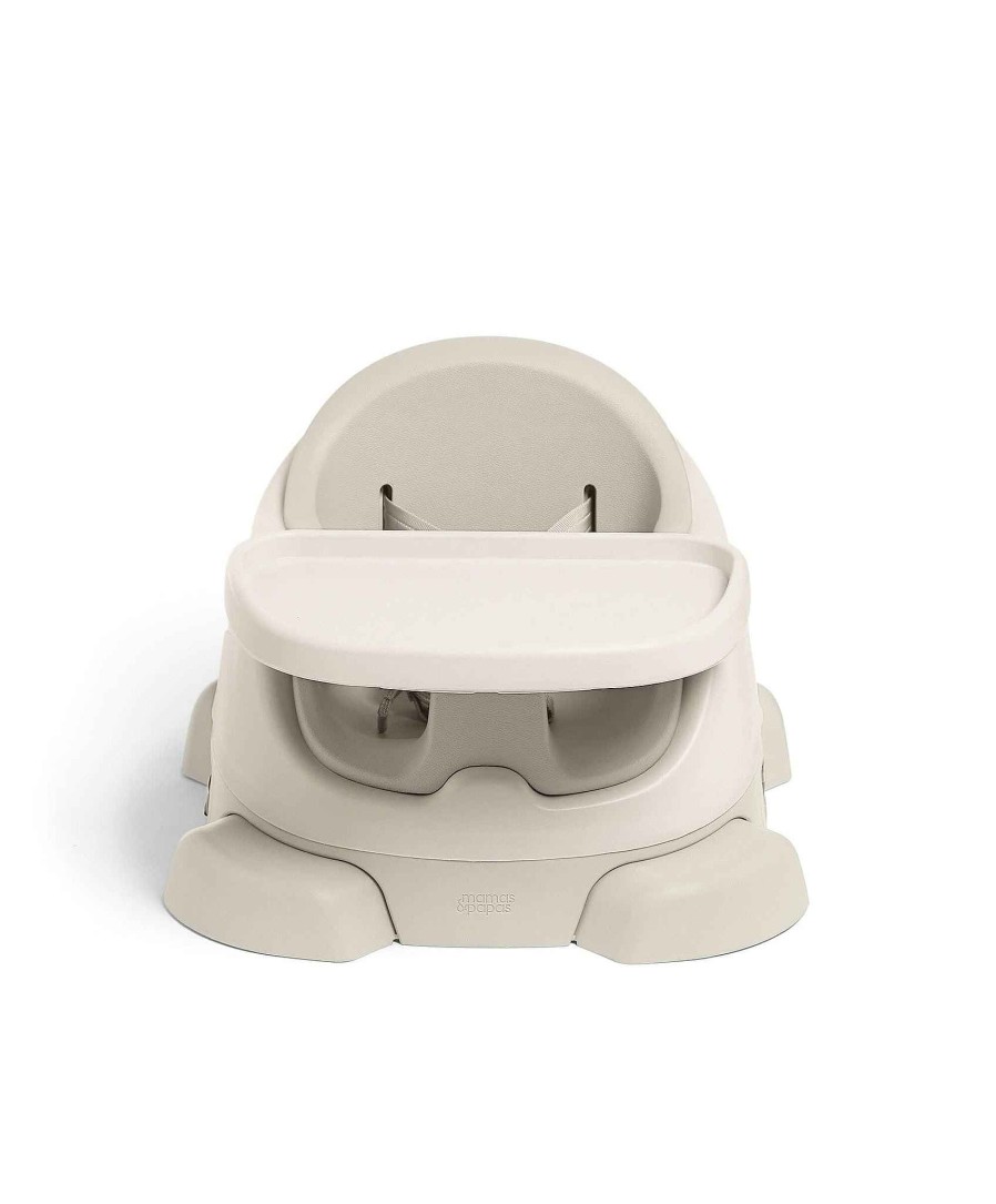 Baby Safety Mamas and Papas Baby Seating | Bug 3-In-1 Floor & Booster Seat With Activity Tray Clay