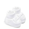 Clothing Mamas and Papas | Hello World Baby Booties - White