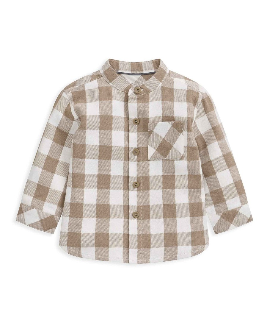 Clothing Mamas and Papas | Check Shirt - Brown