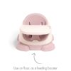 Baby Safety Mamas and Papas Baby Seating | Bug 3-In-1 Floor & Booster Seat With Activity Tray, Beaba Silicone Meal Weaning Set & Silicone Bibs Bundle Blossom / Pink