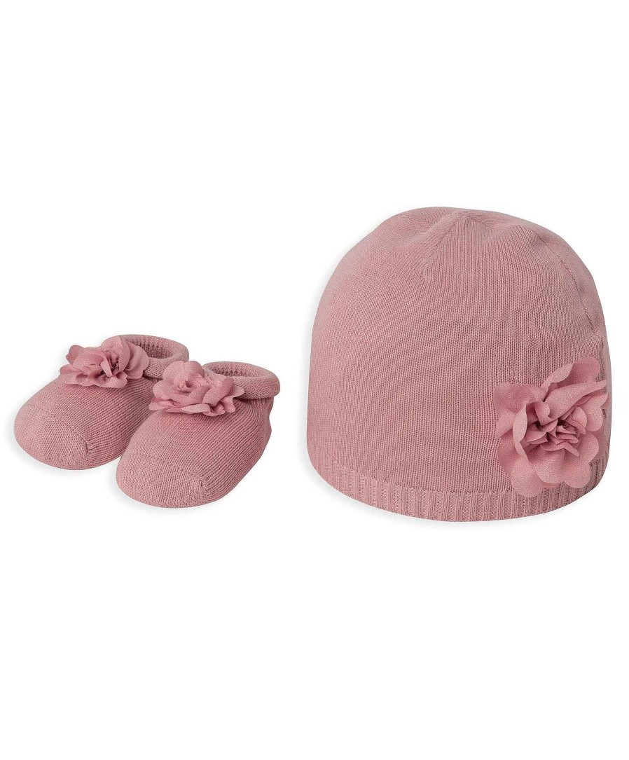 Clothing Mamas and Papas | Flower Knitted Hat & Booties