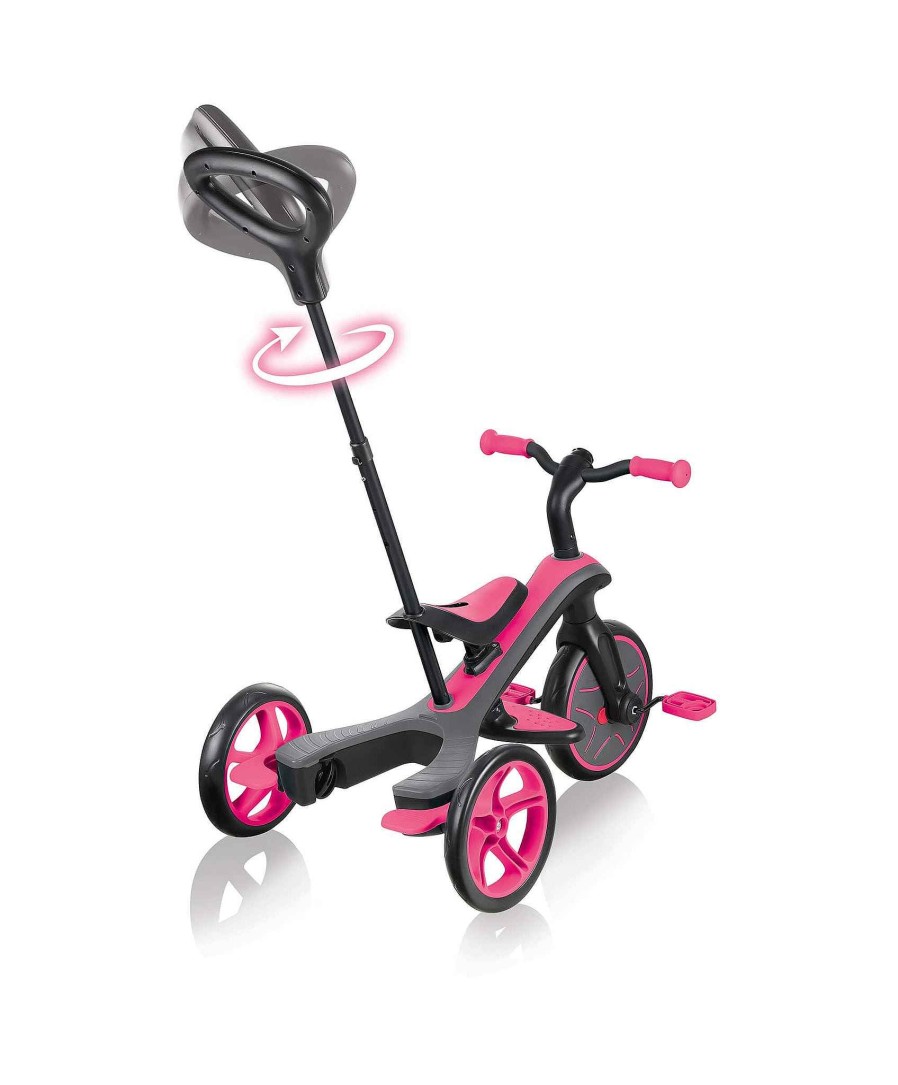 Toys & Gifts Globber Laura Ashley | Globber Explorer 4 In 1 Trike - Fuchsia Pink