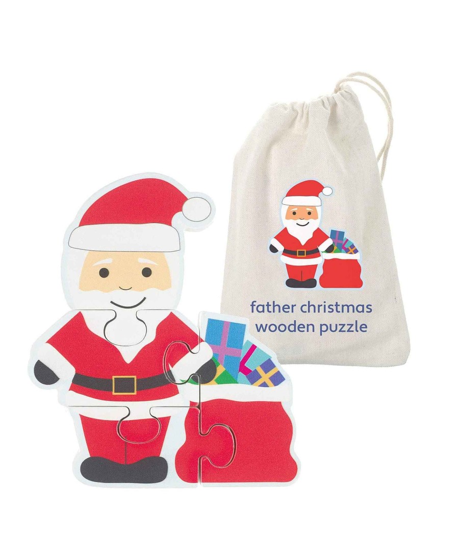 Christmas Orange Tree Toys Christmas Eve | Orange Tree Toys Father Christmas Wooden Puzzle