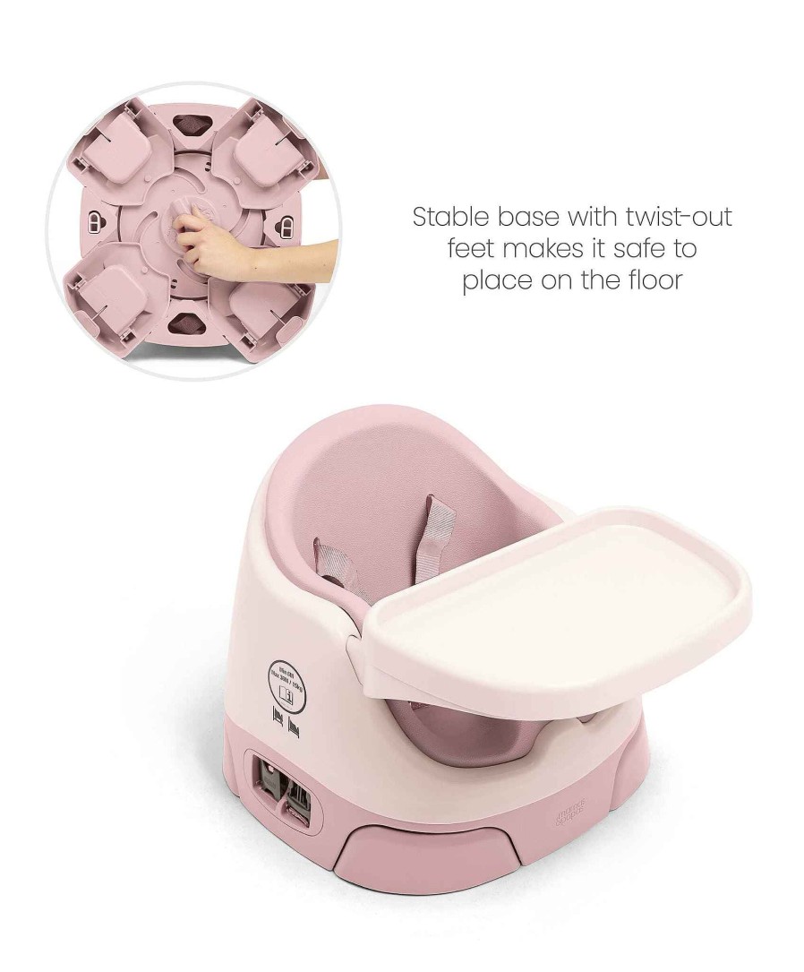 Feeding & Weaning Mamas and Papas Booster Seats | Bug 3-In-1 Floor & Booster Seat With Activity Tray Blossom