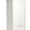 Furniture Mamas and Papas Baby Wardrobes | Franklin Nursery Wardrobe - White Wash