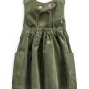 Clothing Mamas and Papas | Cord Pinafore Dress - Green