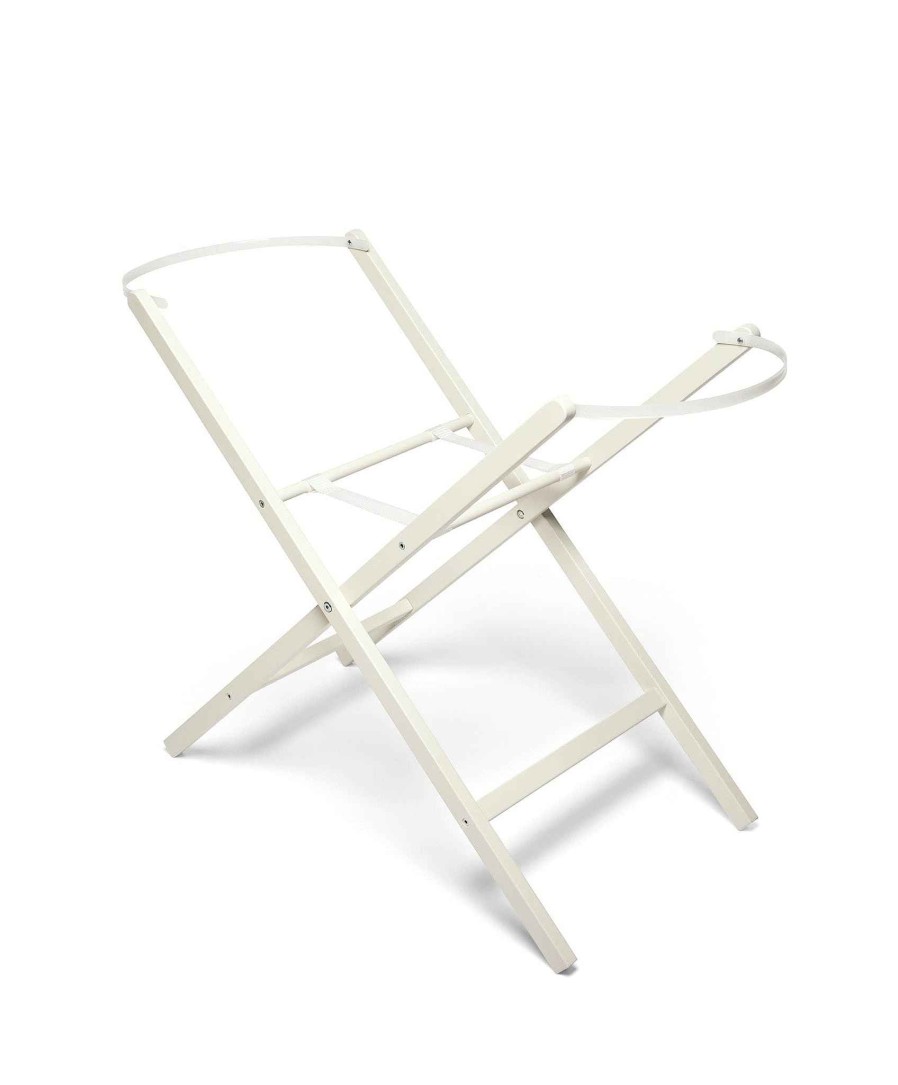 Furniture Mamas and Papas White Nursery Furniture | Classic Moses Basket Stand - Pure White