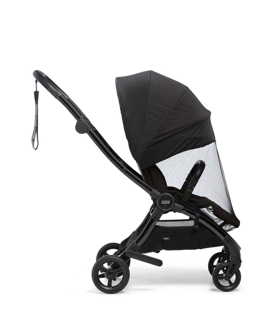 Pushchairs Mamas and Papas Travel Strollers | Airo Pushchair Sunshield & Insect Net - Black