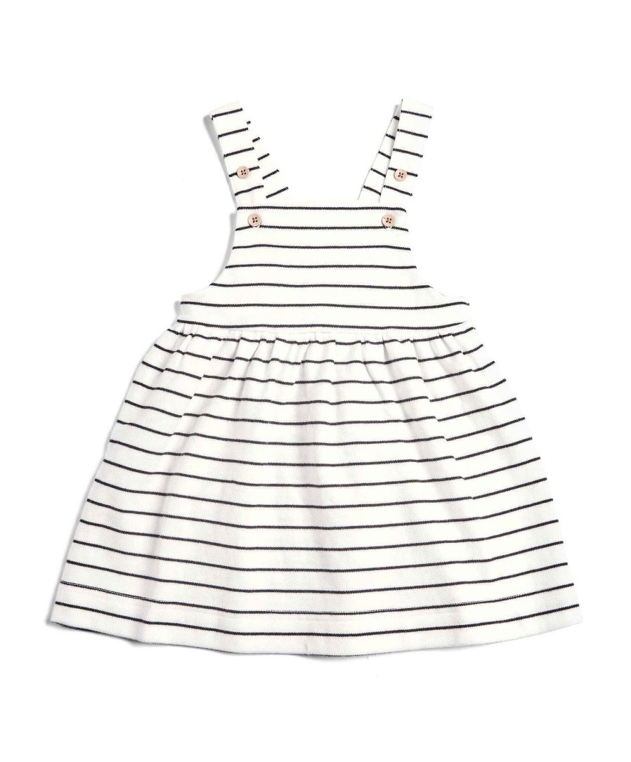 Clothing Mamas and Papas | Monochrome Pinny Dress & Bodysuit Set