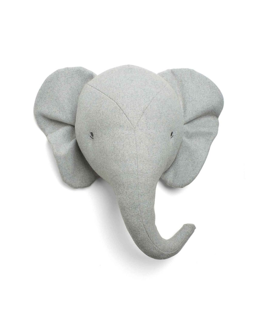 Nursery Mamas and Papas Decor Collections | Born To Be Wild - Elephant Head Wall Art