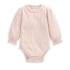 Clothing Mamas and Papas | Lace Trim Bodysuit - Pink