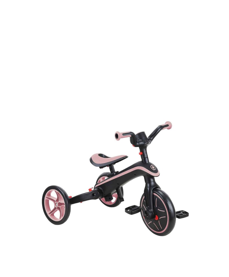 Toys & Gifts Plum Play Garden Toys | Globber Explorer Foldable 4-In-1 Trike - Pastel Pink